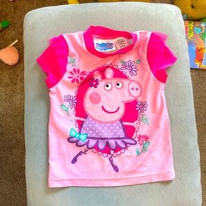 Peppa pig rash guard